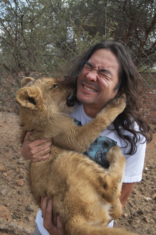 Kimberley, South Africa: Holding Baby Lions